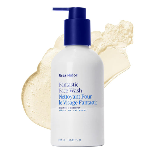 Ursa Major Fantastic Face Wash | Natural, Vegan & Cruelty Free | Daily Foaming Facial Cleanser for Men & Women | 10.24 oz | alldaygood beauty