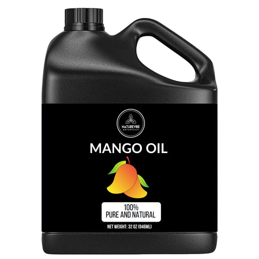 Naturevibe Botanicals Mango Oil 32 Ounces | 100% Pure and Natural | Great for Skin Care and Hair Care | alldaygood beauty