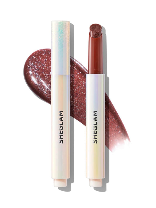 SHEGLAM Pout-Perfect Moisturizing Solid Lip Gloss Shimmer Lip Plumper - Sepia Kiss