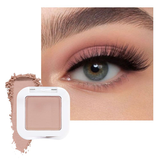 Matte Singe Eye Shadow Palette Makeup, Matte Nude Pink Monochrome Eyeshadow For Old Women, Mini Singe Pressed Pigmented Waterproof Sombras Para Ojos, Vegan, Talc, Paraben & Cruelty Free, 19 | alldaygood beauty