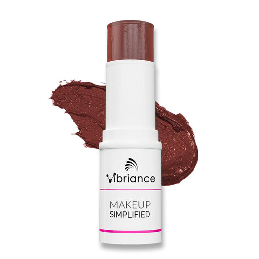 Vibriance Cream Blush Stick - All-in-One Blush, Lipstick, Contour for Mature Skin - Cheek Tint Creme Rouge - Makeup Simplified in Radiance | alldaygood beauty