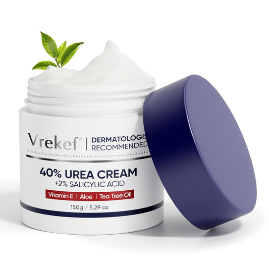 Urea Cream 40 Percent for Feet Maximum Strength, Urea Cream 40% Plus Salicylic Acid 2%, Foot & Hand Cream for Dry Cracked | alldaygood beauty