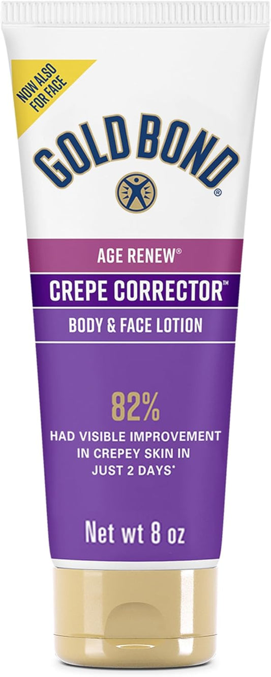 Gold Bond Age Renew Crepe Corrector Body Lotion, Replenishing & Smoothing Formula, 8 oz. | alldaygood beauty
