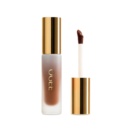 Ogee Complexion Perfecting Under Eye Concealer - Certified Organic Full Coverage Concealer - Buildable Coverage - ACACIA 12.25N - Deep (Red Undertones) | alldaygood beauty