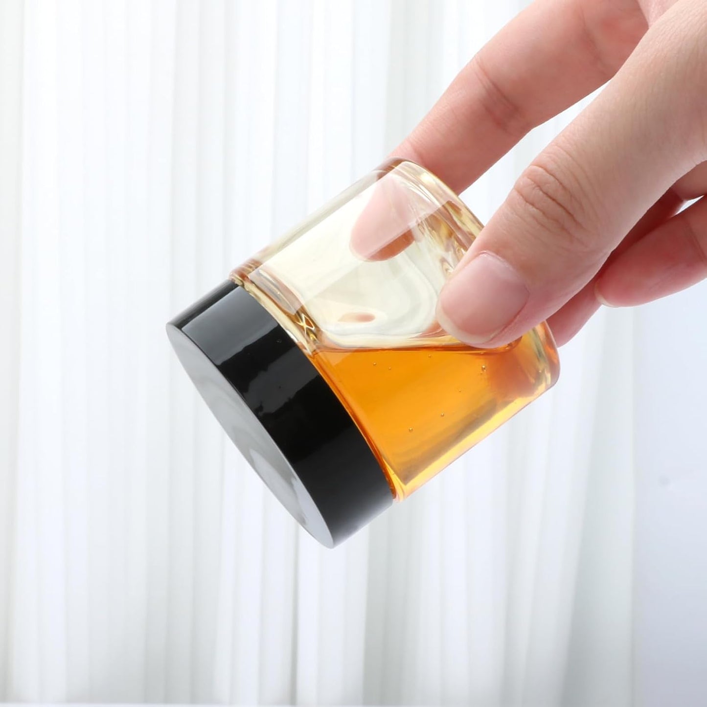 20 Pack 2oz Plastic Containers with Lids, Jars with Lids, Great for storing,lip balms, creams, ointments, cosmetics, samples