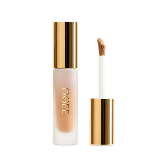 Ogee Complexion Perfecting Under Eye Concealer - Certified Organic Full Coverage Concealer - Buildable Coverage - LARCH 2.25C - Light Tan (Pink Undertones) | alldaygood beauty