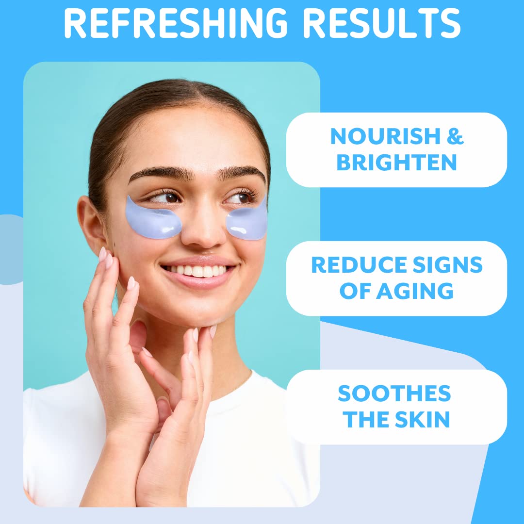 Patchology Iced Cooling Under Eye Mask Patches with Peptides, Cloudberry Oil and Bakuchiol. Cool eye gels to firm skin and soothe, reduce fine lines and under eye bags - by Patchology - 5 Pair