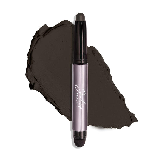 Julep Eyeshadow 101 Cream-to-Powder Waterproof Shadow Stick – Charcoal Matte – Long-Lasting, Crease-Proof, Dark Grey Matte Cream Eyeshadow with Built-in Smudger | alldaygood beauty