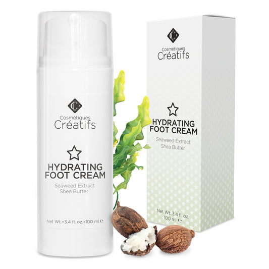 Hydrating Foot Cream for Dry Cracked Heels and Feet, 3.4 fl. oz., Deep Moisturizing Seaweed Extract and Shea Butter, Restores Soft Supple Skin | alldaygood beauty
