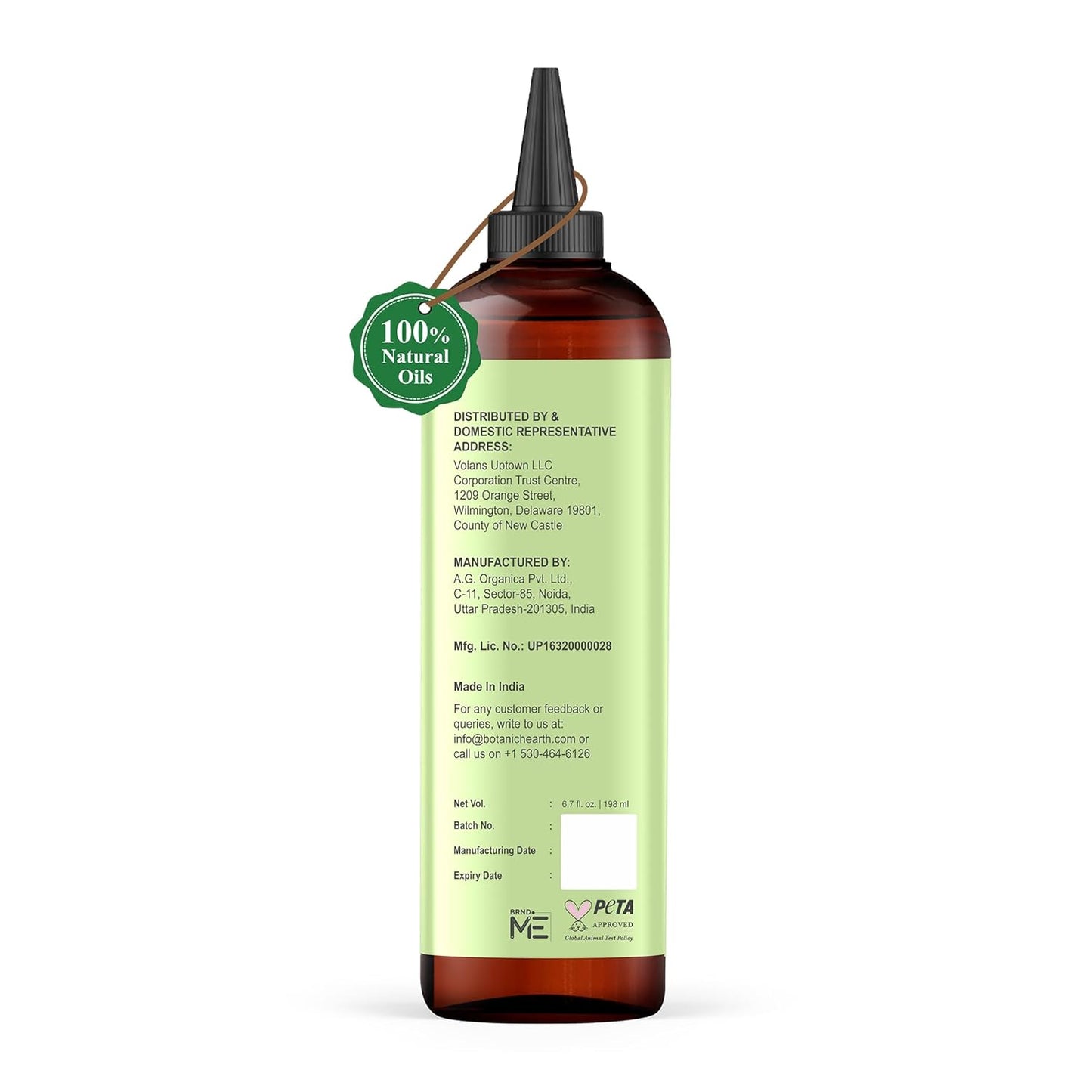 Botanic Hearth 100% Pure Rosemary Batana Oil For Hair Growth (6.7 fl oz)| Infused with Rosemary & Batana Oil | Hair Oil Repairs Dry Damaged Hair, Strengthening, Healthier Hair- Hair Tonic