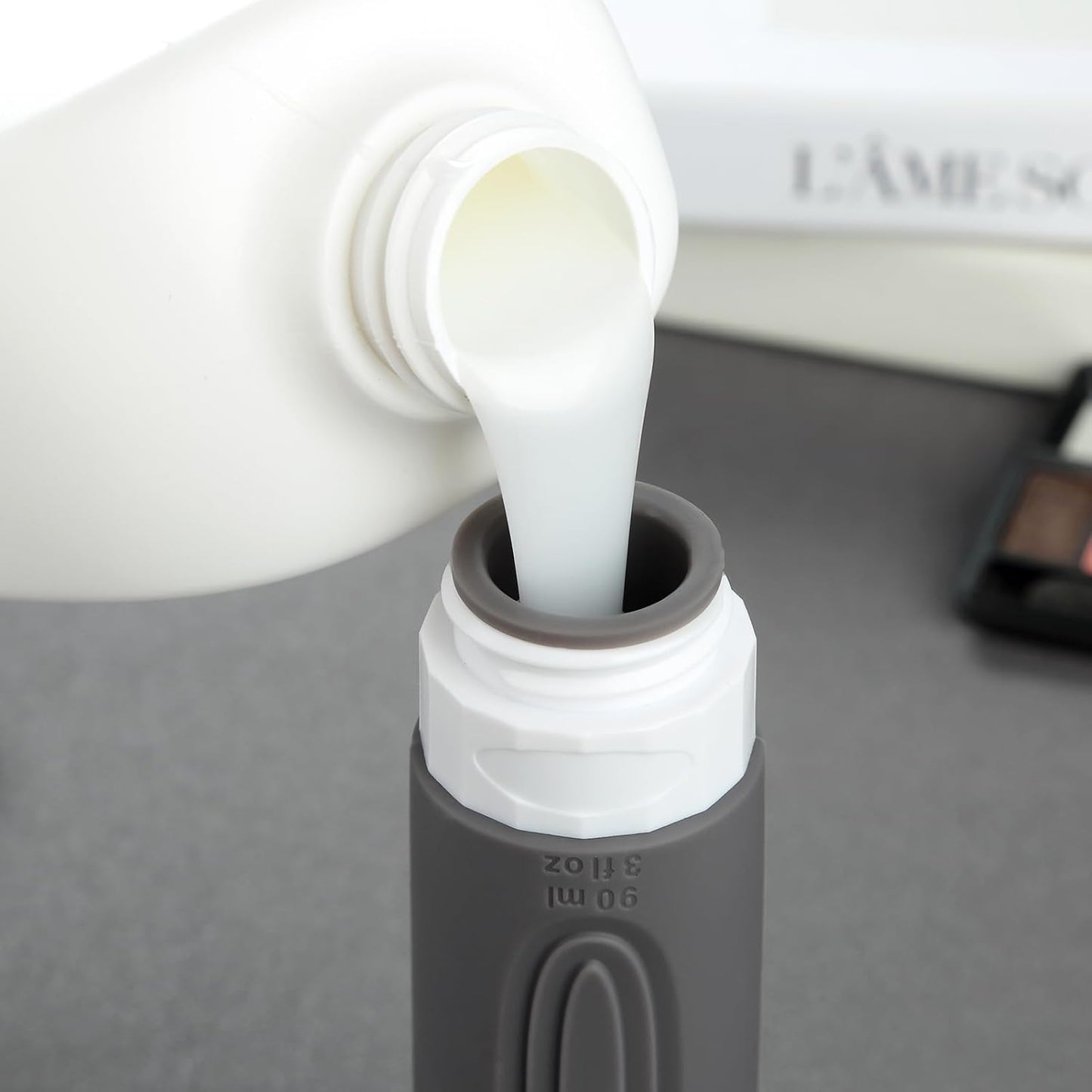 Travel Bottles for Toiletries, Tsa Approved 3oz Travel Size Containers BPA Free Leak Proof Refillable Liquid Silicone Squeezable Travel Accessories for Shampoo Conditioner Lotion (4 Pack)…