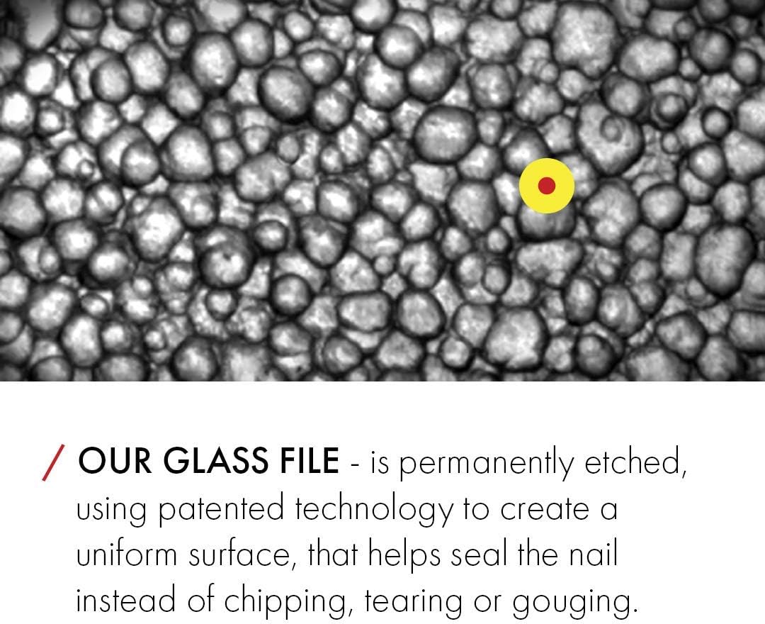 GERMANIKURE 2 Pc Glass Bundle - Crystal Glass Cuticle Stick & Collect Moments NOT Things Nail File Set in Suede Sleeves – Handmade in Czech Republic – Cuticle Pusher, Callous Remover, Fingernail File