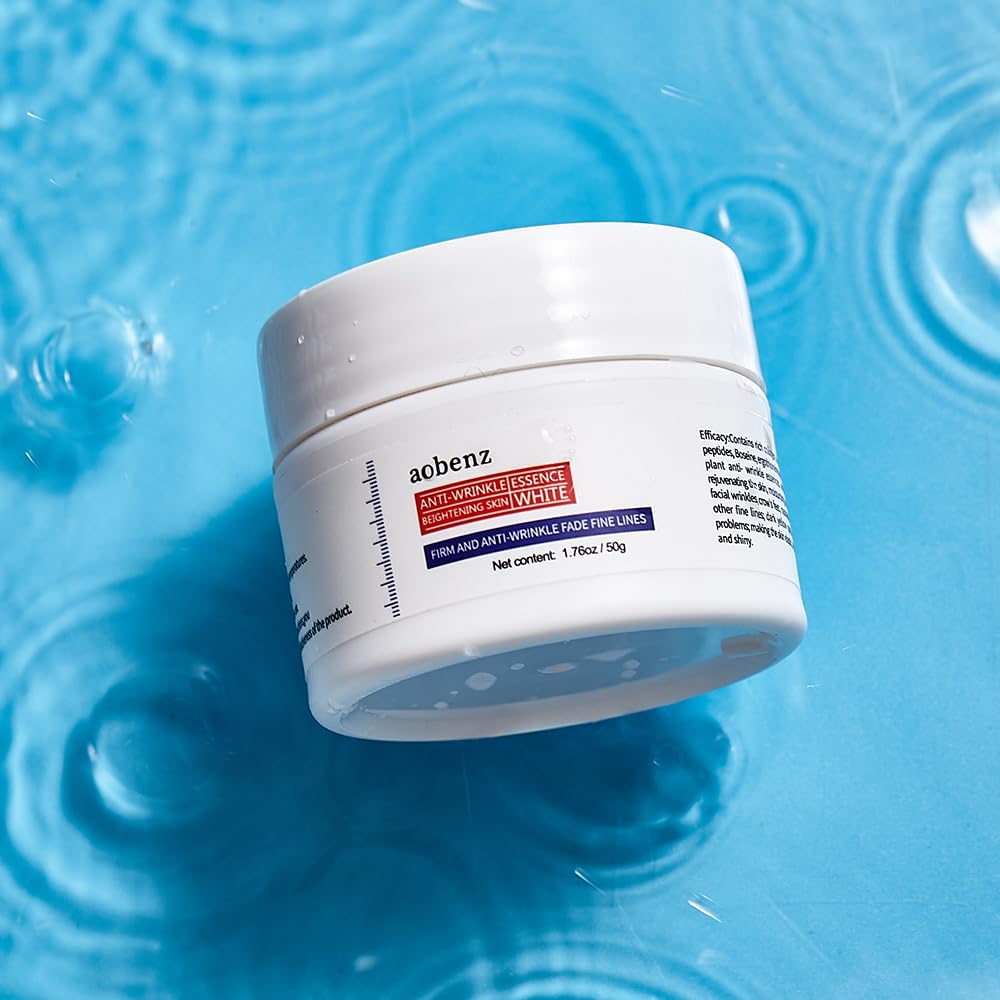 SINPIN aobenz Anti Aging Moisturizer Face Cream for Women & Men - Night Cream for Face & Neck | All Skin Types | Niacinamide + Hyaluronic Acid | Firming, Tightening, Anti Wrinkle, 1.76FL (2PCS)