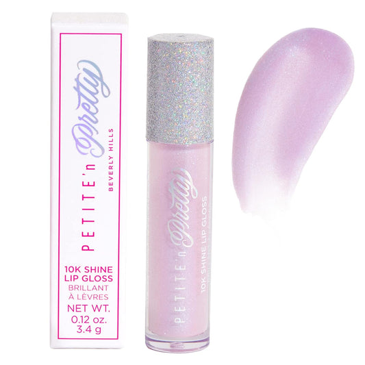 Petite 'N Pretty 10K Shine Lip Gloss for Girls (Shell Shocked) - Makeup for Kids, Tweens, Teens - High Shine, Soft, Hydrating, Lightweight, Made in the USA