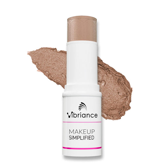 Vibriance Highlighter Shimmer Stick - All-in-One, Mature Skin Highlighter - Lips, Cheeks, Eyes Cosmetics for Older Women - Makeup Simplified in Illuminate | alldaygood beauty