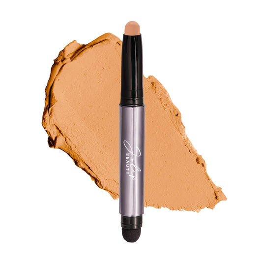 Julep Eyeshadow 101 Cream-to-Powder Waterproof Shadow Stick – Beachy Matte – Long-Lasting, Crease-Proof, Soft Sandy Beige Matte Cream Eyeshadow with Built-in Smudger | alldaygood beauty