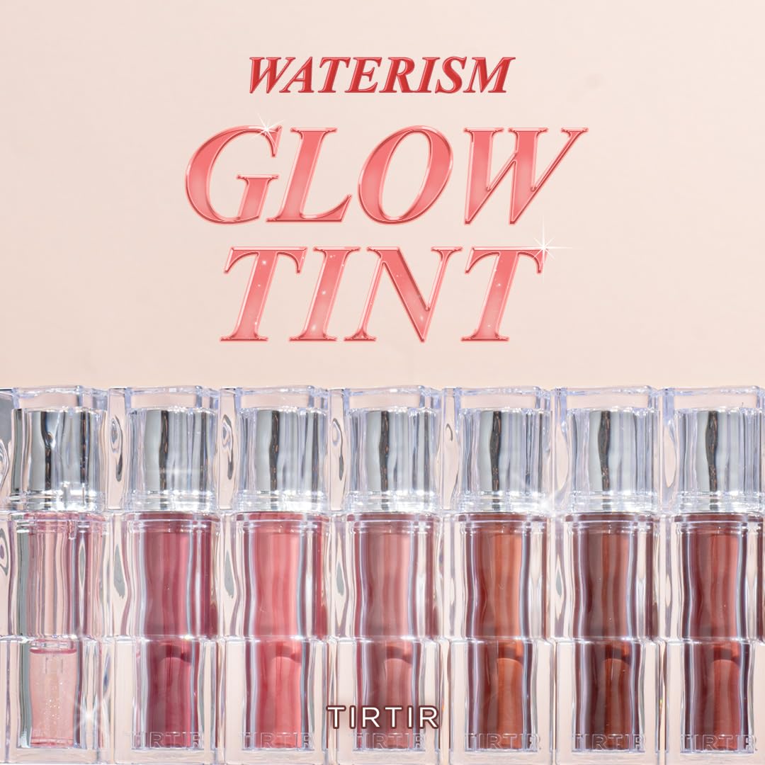 TIRTIR Waterism Tinted Lip Gloss #03 Sand Mond, 0.14 Fl Oz – Kiss Ready Lipgloss, 12H Long Lasting Non Sticky Natural Tinted Glow Korean Multiuse Cheek and Lip Tint for Women gift