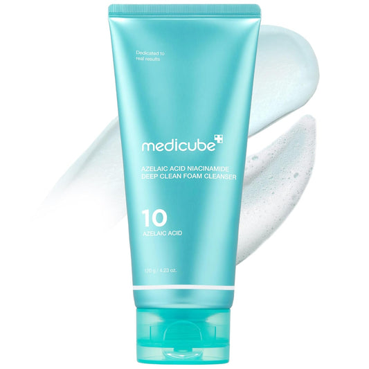 medicube Azelaic Acid Gummy Whip Cleanser | Cleansing Foam For Troubled Skin | Use After Spot Care & Excess Sebum Control | Niacinamide, Glycerin | Soothing, Pore Cleansing Face Wash | Korean Skincare