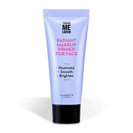 Elizabeth Mott Thank Me Later Radiant Face Primer - Illuminating & Hydrating Makeup Base with Niacinamide for Dewy Skin - Long-Lasting, Oil-Free Formula, Lightweight & Cruelty-Free, 30g | alldaygood beauty