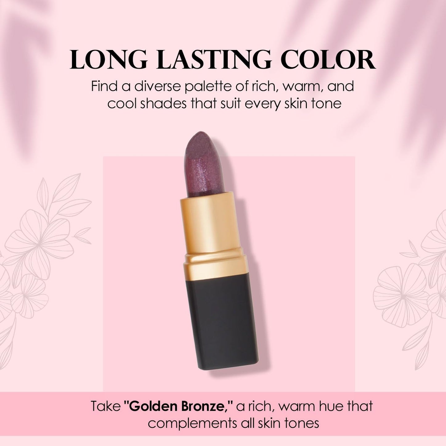 Vera Moore Creme Lipstick, Long Lasting, Lightweight, Moisturizing Opaque Color with Staying Power, Fragrance, and Paraben Free Cosmetics Soft Lipstick (Woodberry)