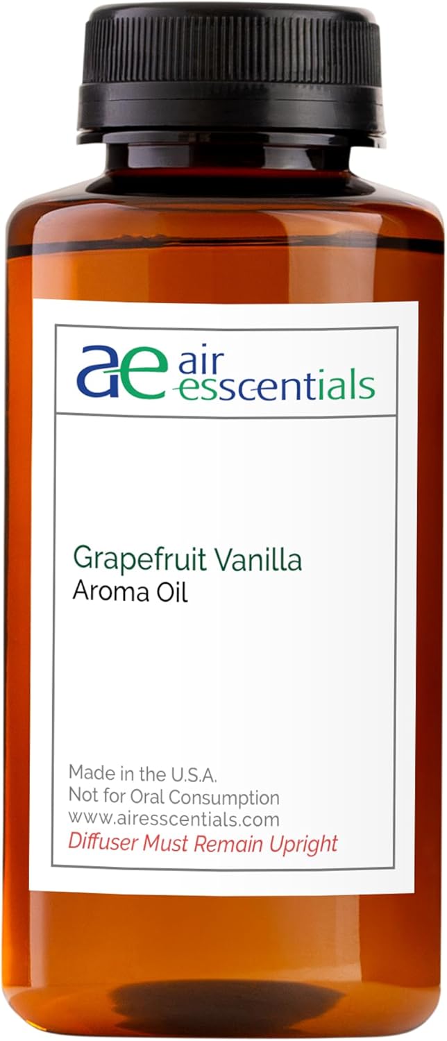 Grapefruit Vanilla Aroma Oil, Essential Oils Blend for Diffusers & Scent Machines, Sparkling Citrus & Warm Vanilla, Aromatherapy, Cold Air Diffuser Compatible, 300 mL