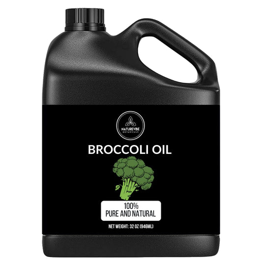 Naturevibe Botanicals Broccoli Oil 32 Ounces | 100% Pure and Natural | Great for Skin Care and Hair Care | alldaygood beauty