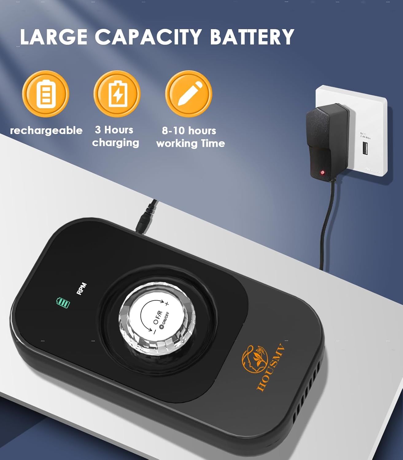 Portable Nail Drill Electric File: 40000RPM Professional Nail E-File for Acrylic Nails Remove Nail Gel Polish Manicure, Rechargeable Cordless Nail Drill Machine with Bits & Base for Salon Home, Black