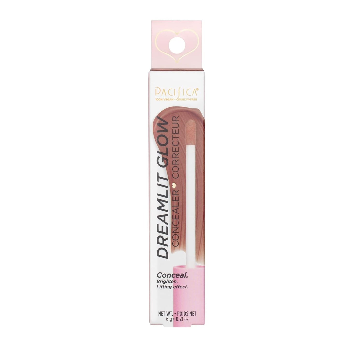 Pacifica Beauty, DreamLit Glow Concealer -Shade 03, Multi-Use Concealer, Conceals, Corrects, Covers, Puffy Eyes and Dark Circles Treatment, Plant-Based Formula, Lightweight, Long Lasting, Vegan