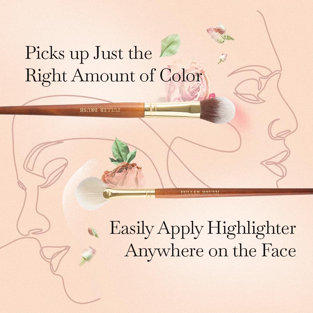 Fuller Cosmetic Brush & Bag Set (Set of 7 Brushes)