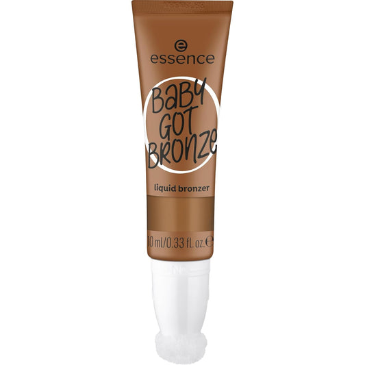 essence | Baby Got Bronze Liquid Bronzer | Lightweight, Buildable, Natural Finish with Sponge Applicator| Vegan & Cruelty Free (20 | Sunkissed Sweety) | alldaygood beauty