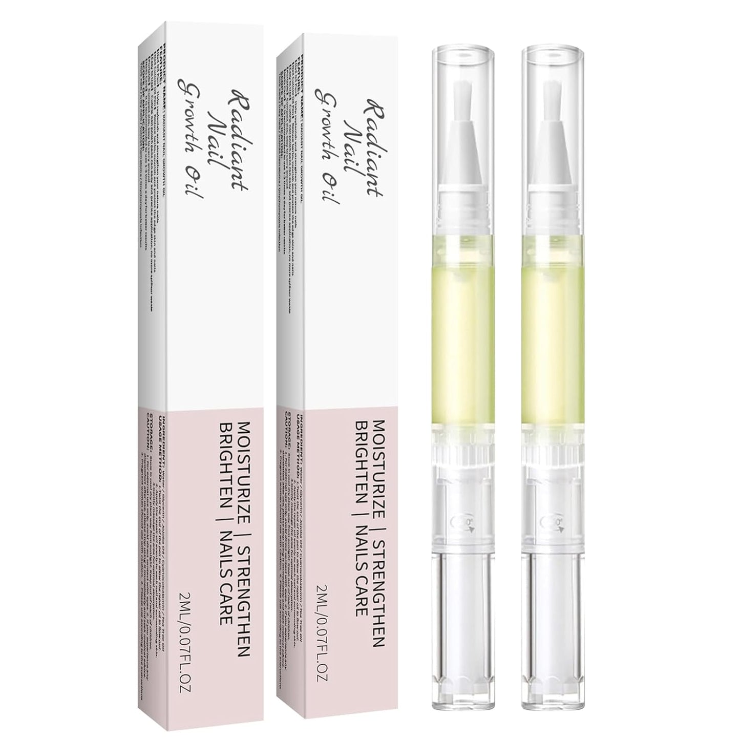 Rejuvenation Nail Growth Pen,Radiant Nail Growth & Strengthening Oil Pen with Cuticle Care and Manicure Nourishment for Moisturizing Nail Care,2Pcs