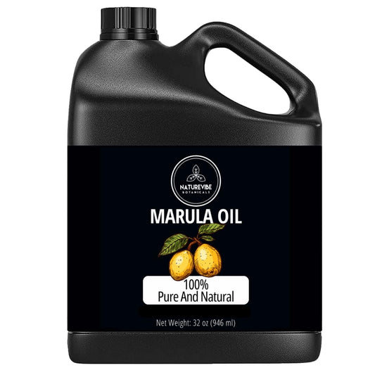 Naturevibe Botanicals Marula Oil 32 Ounces | 100% Pure and Natural | Great for Skin Care and Hair Care | alldaygood beauty