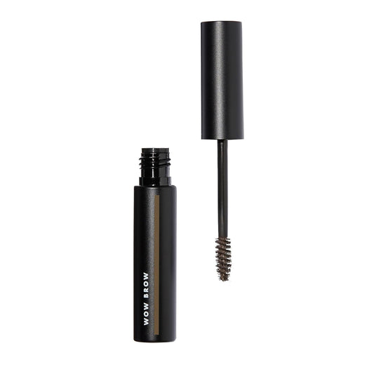 e.l.f. Wow Brow Gel, Volumizing, Buildable, Wax-Gel Hybrid, Creates Full, Voluminous-Looking Brows, Locks Brow Hairs In Place, Neutral Brown