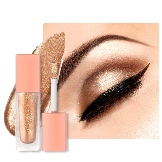 Oulac Liquid Eyeshadow: Metallic, Shimmery, Full Coverage, Vegan & Cruelty-Free. One-Swipe, Quick-Drying, Crease-Resistant Formula. (09) | alldaygood beauty