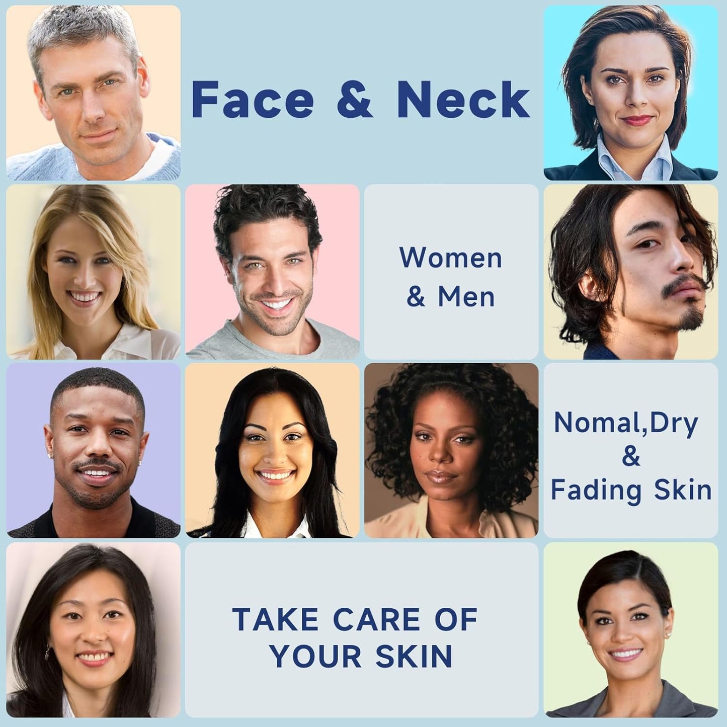 Retinol Cream for Face, Collagen Neck Creams for Tightening and Firming, Anti Aging Day & Night Facial Moisturizer for Women & Men, Instant Face Lift Wrinkle Cream 2-Pack