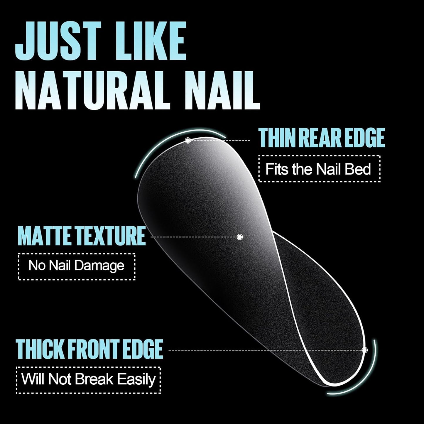 TOMICCA Extra Short Coffin Nail Tips, 360Pcs Extra Short Gel Tips Full Matte Soft Nails Tips, Fake Acrylic Coffin Nail Tips for Dip Powder Gel Polish 15 Sizes