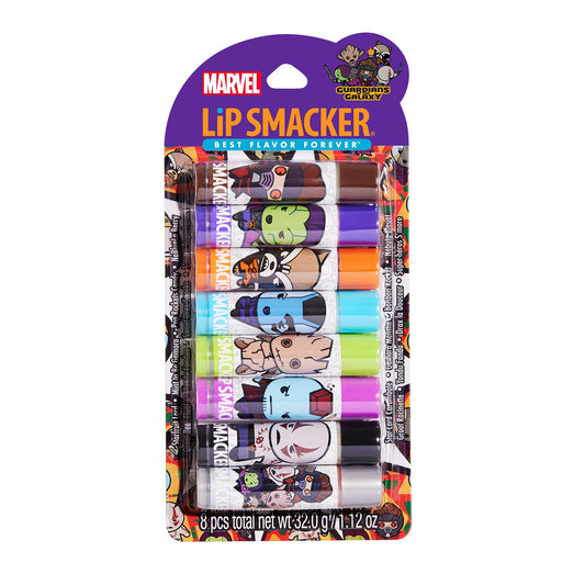 Lip Smacker Marvel Guardians of the Galaxy Party Pack - Hydrating Lip Balm, Hydrating & Protecting - Cruelty-Free