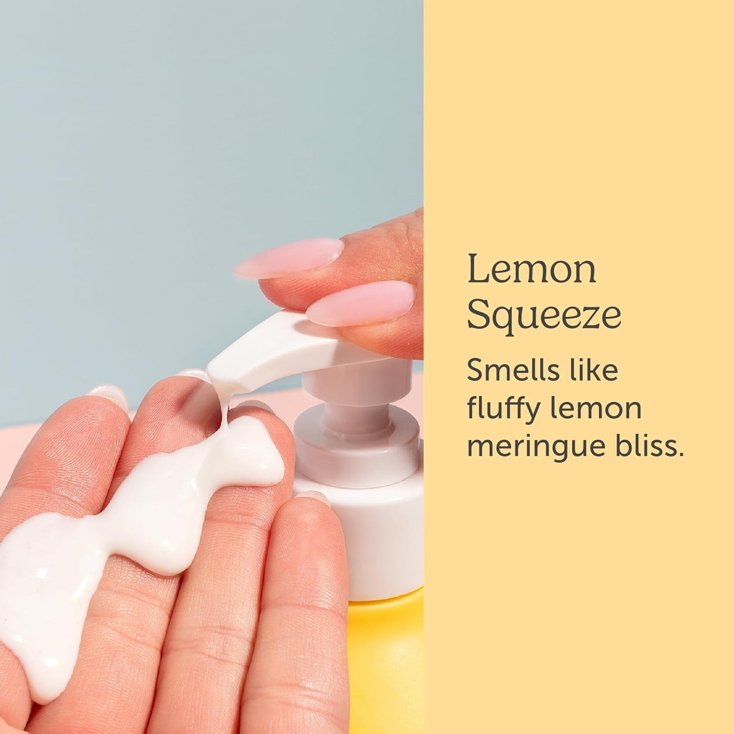 Nectar Life Exfoliating & Moisturizing Hand Wash, Volcanic Pumice for Hand Scrub, Shea Butter Softens Hands, Clean Vegan Ingredients, Lemon Scent