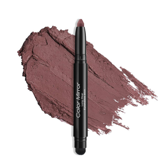 Longwear Cream Eye Shadow Sticks(23 Matte Mushroom), Smudge-Proof, Waterproof Eyeshadow,Silky Formula Matte With Makeup Brush,Dark Red Eyeshadow Stick | alldaygood beauty