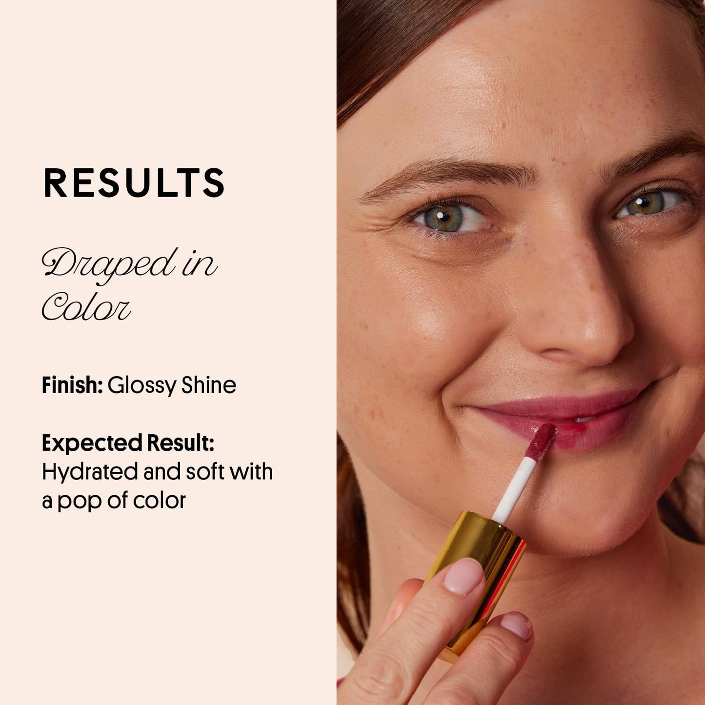 Winky Lux Berry Very There Lip Oil - Hydrating Berry Tint with Jojoba Oil, Non-Sticky Glossy Lip Oil, Tinted Red Gloss for Juicy Lips & Soft Vanilla Scent