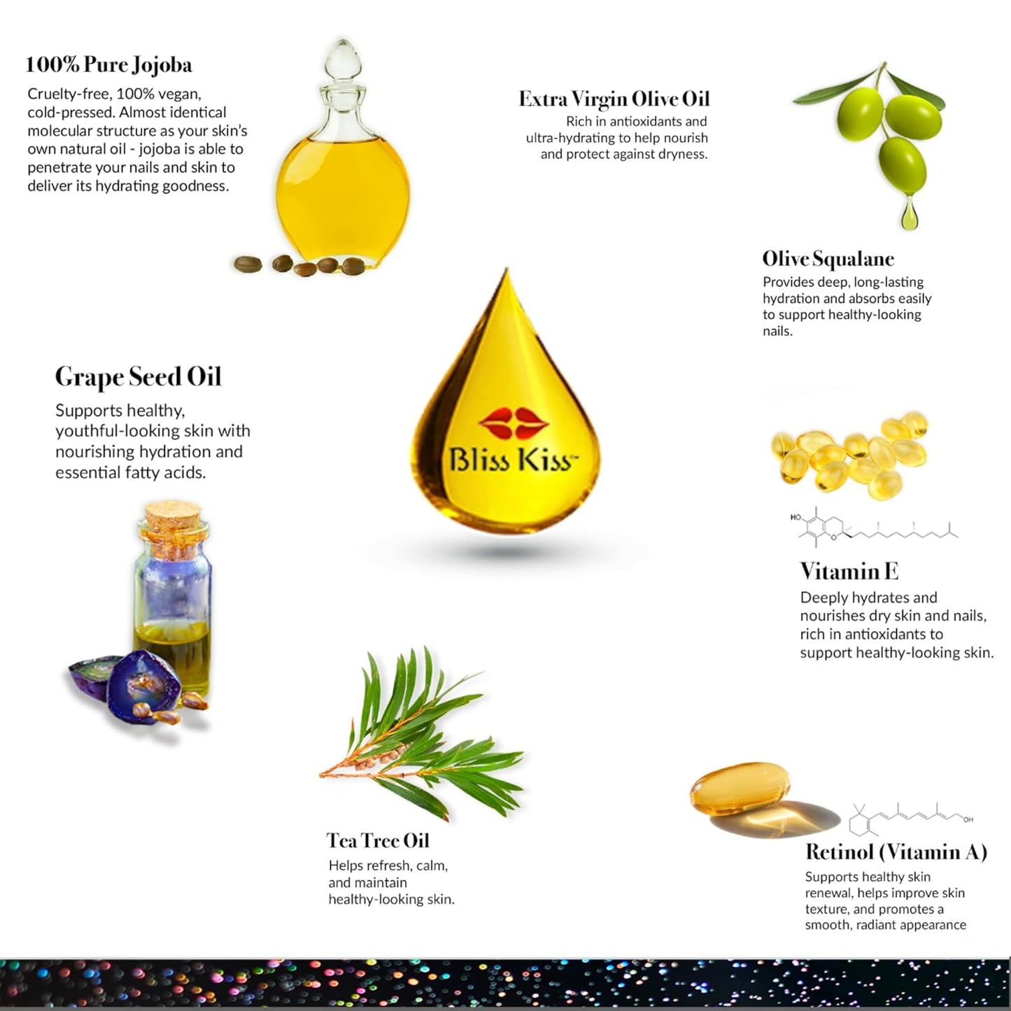 Cuticle Oil Pen for Nails - Nail Strengthener & Growth Serum for Damaged Nails, Hangnails w/Jojoba cuticle oil—Butt Naked Fragrance