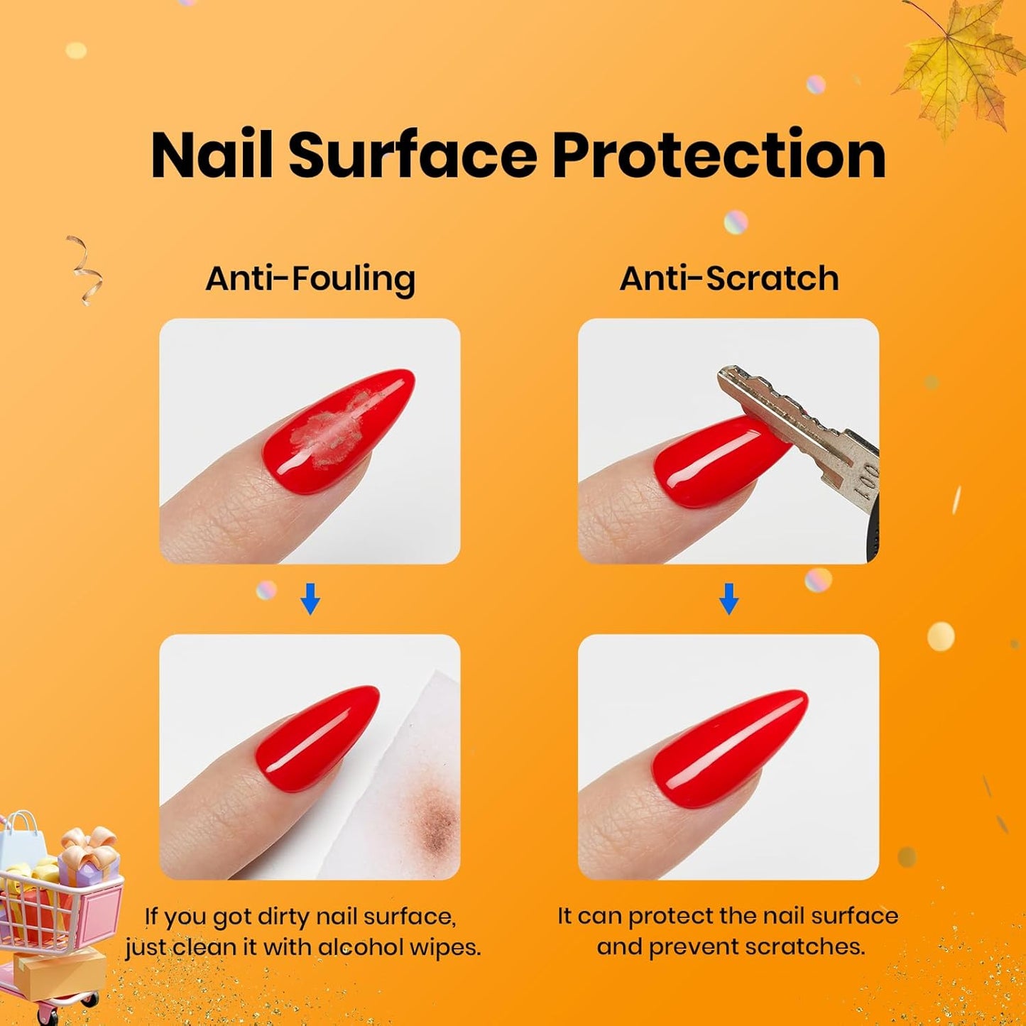 Beetles 2 Pcs 15ml No Wipe Gel Top Coat and Base Coat Set - Shine Finish and Long Lasting, Soak Off LED Nail Lamp Gel Base Top Coat Finish Nail Art Design Manicure Gifts for Women