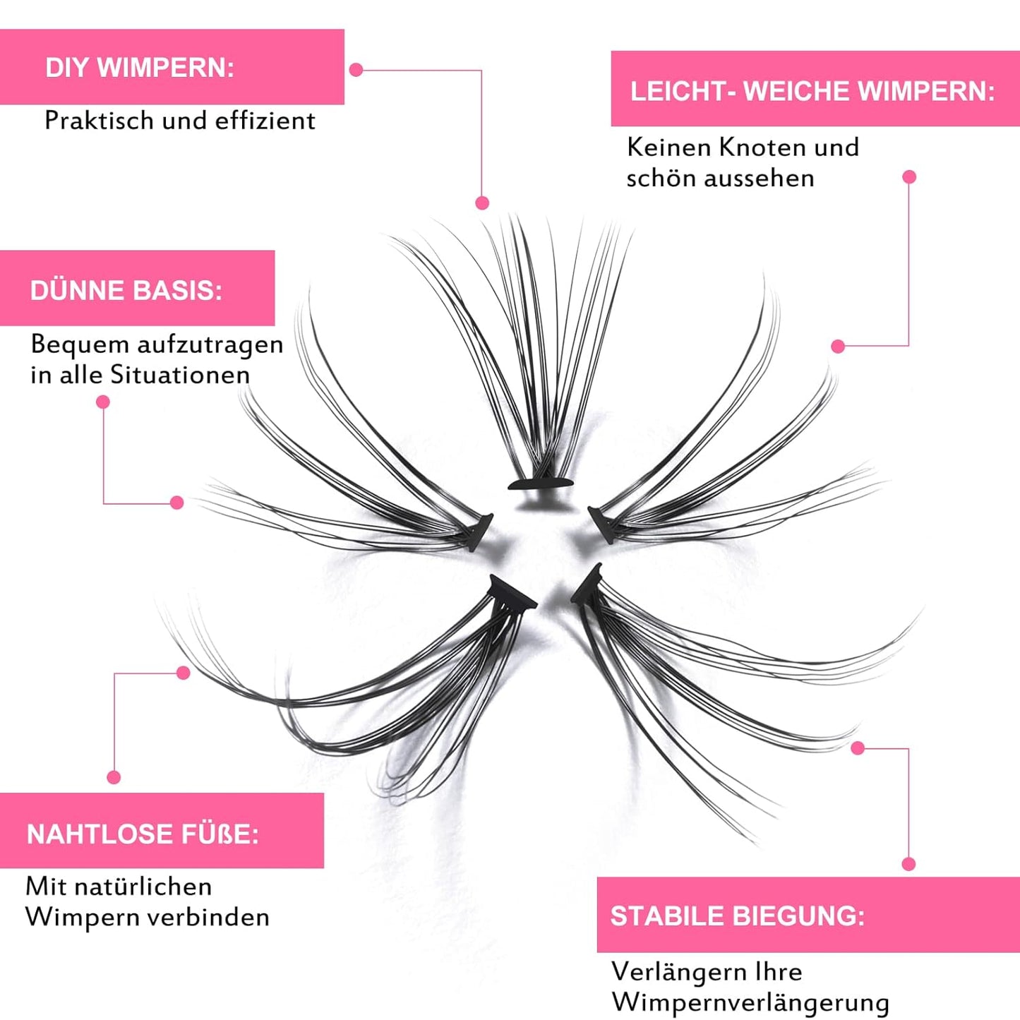 Individual Lashes 20D-D-0.07-9-16mix Cluster Lashes 20D C D Curl Wispy Lashes Bottom Lashes DIY Lashes At Home (20D-D-0.07,9-16mix)