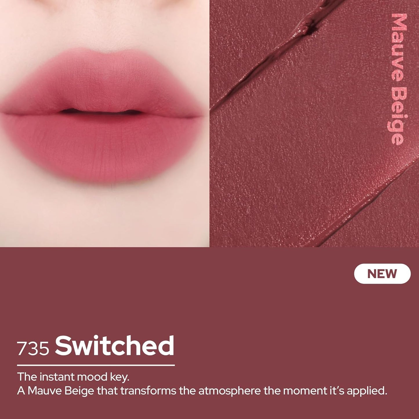 Unseen Blur Lip Tint Long-Lasting Stain, Blendable 3.2g (Switched, 3.2)