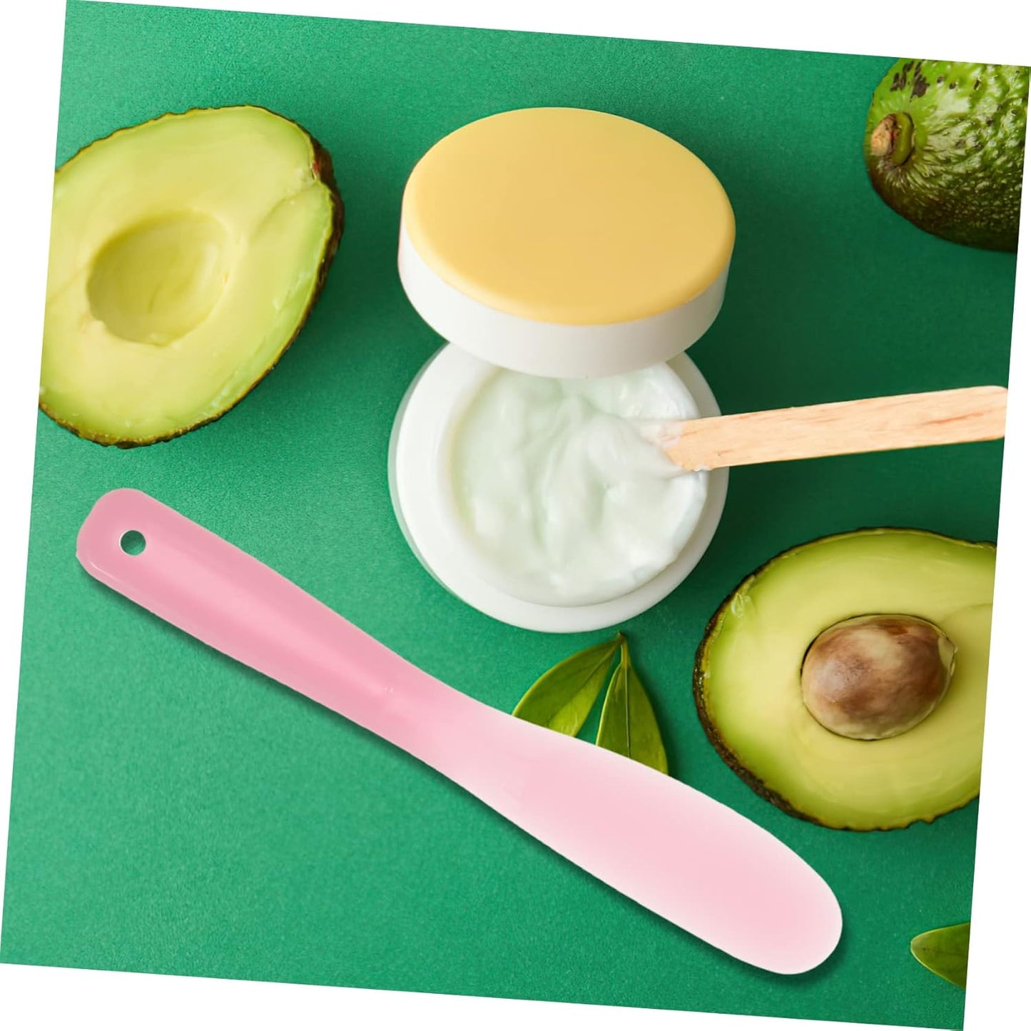 10pcs Tool Stick Makeup Spatula Cosmetic Plate Mixer Cosmetic Mixer Silicone Stirring Tools Beauty Spatula Makeup Plate Spatula Makeup Mixing Tool Makeup Mixer Tool