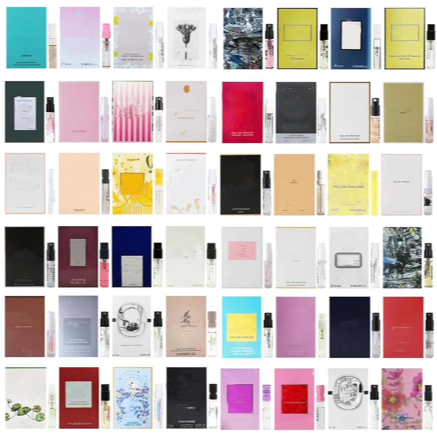 Designer Fragrance Sampler Set-Designer Perfume Sampler Luxury High End Perfume Vial Sample Set (12 Random Samples)