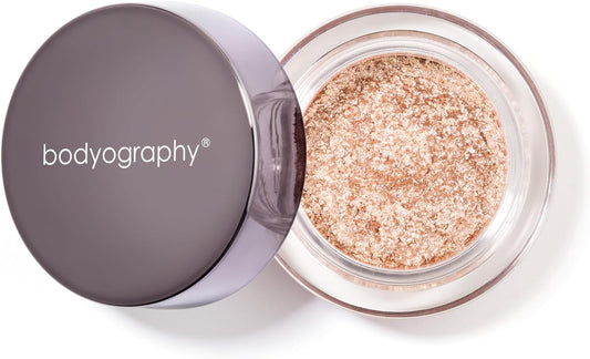 Bodyography Glitter Pigment - Sparkler Peach Gold for Women - 0.105 oz Eye Shadow | alldaygood beauty