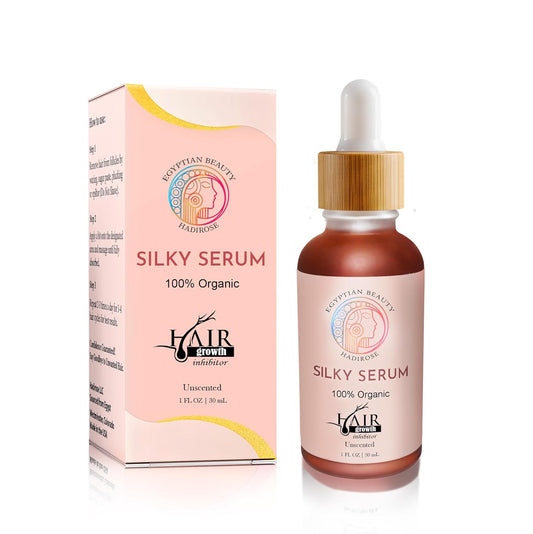 Pure Red Saad Oil (Egyptian Cyperus Rotundus) | Silky Serum Unscented by Hadirose Concentrated | Organic All Natural Hair Removal | Hair Growth Inhibitor | Natural Scent | Made in the USA. | alldaygood beauty