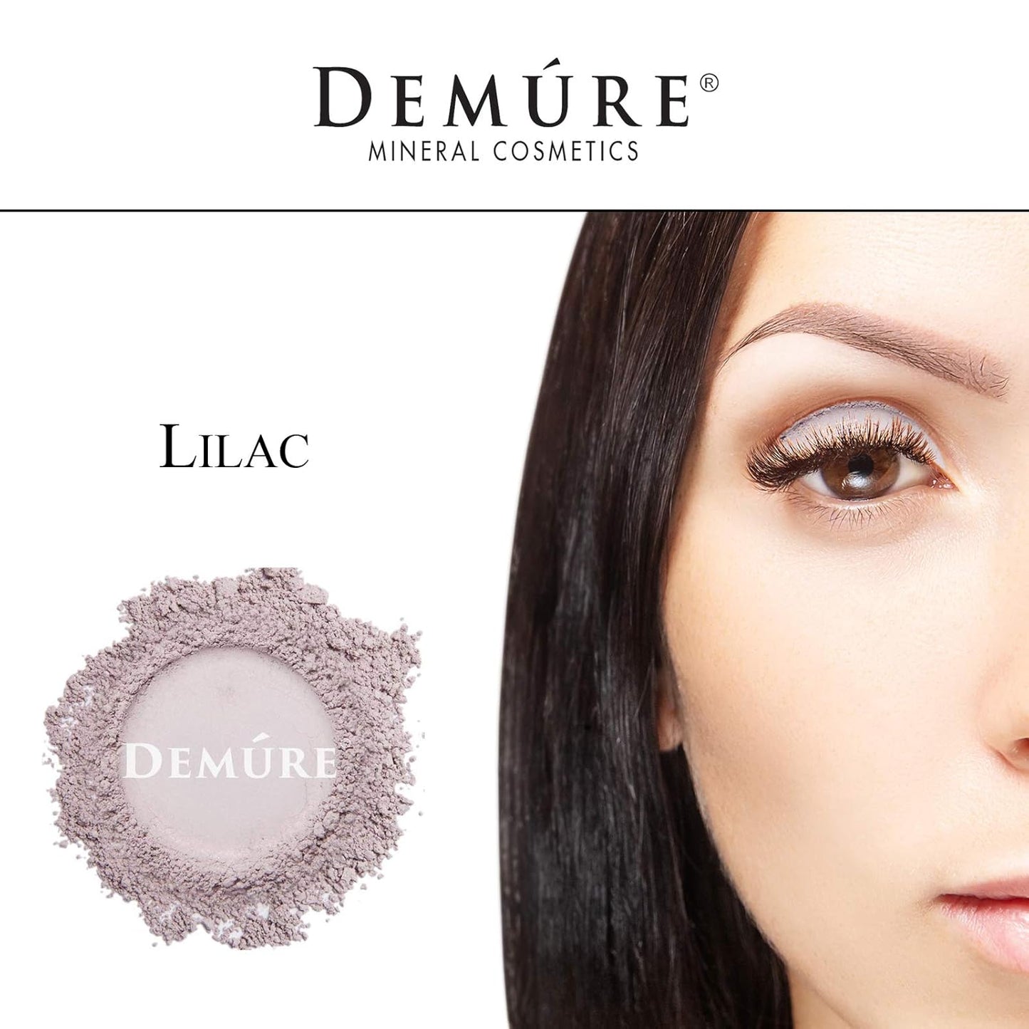 Demure Mineral Make Up (Lilac) Eye Shadow, Matte Eyeshadow, Loose Powder, Eye Makeup, Professional Makeup
