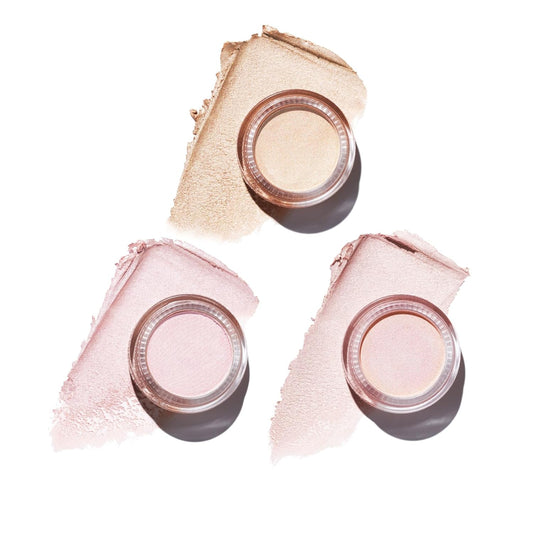 Oulac Cream Eyeshadow also for Highlighter Large Capacity Highly Pigmented Eye Shadow Waterproof &Long Lasting with Moisturizing Formula, Shimmer Glitter Eye Makeup Set 2 | alldaygood beauty